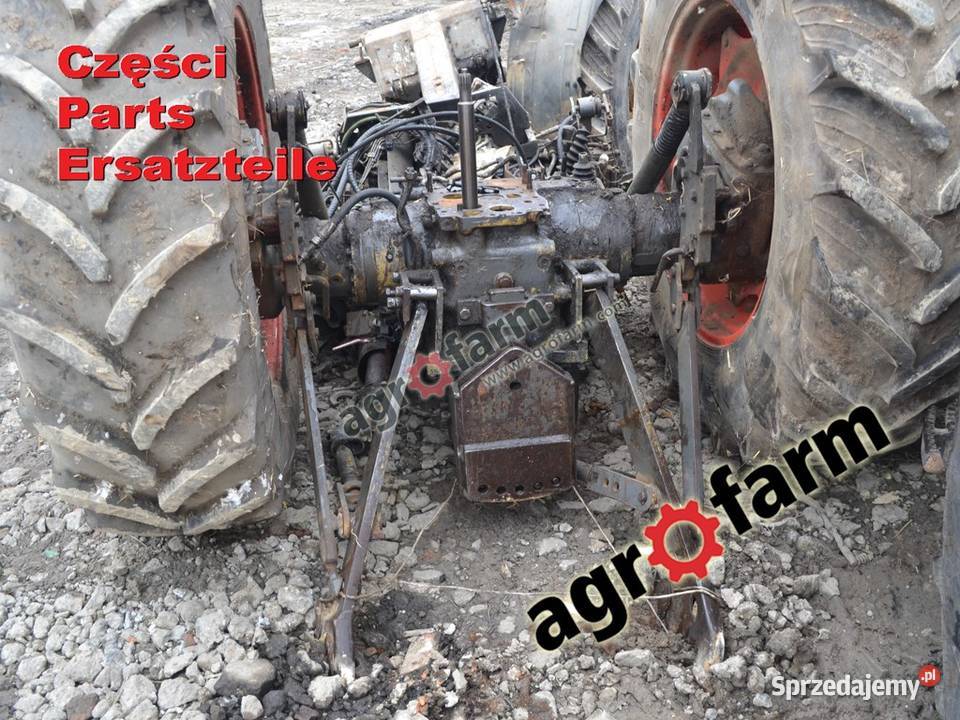 Fendt 380 GT części skrzynia biegów most przedni