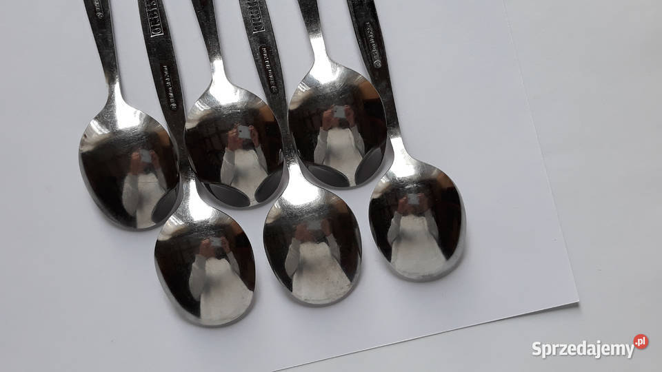 Łyżeczki do herbaty 2 MARS ORBIS sztućce PRL Dąbrowa Górnicza