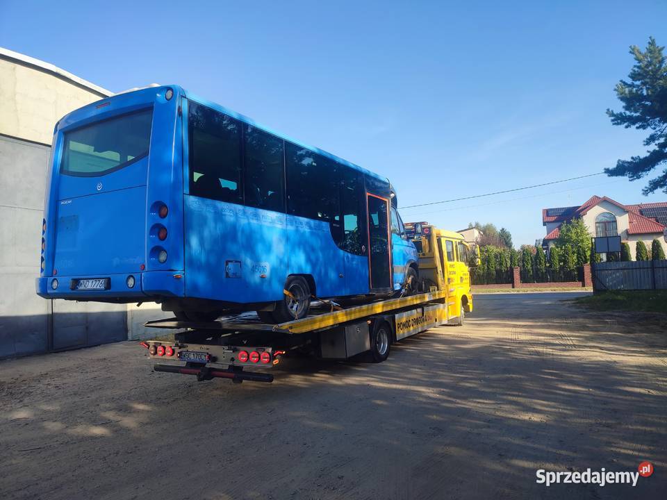 Pomoc drogowa laweta Autolaweta Transport Maszyn Sochaczew