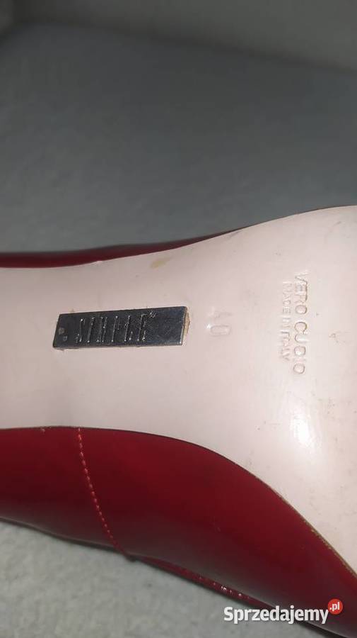 Ekskluzywne nowe czerwone wysokie szpilki Czółenka sprzedam