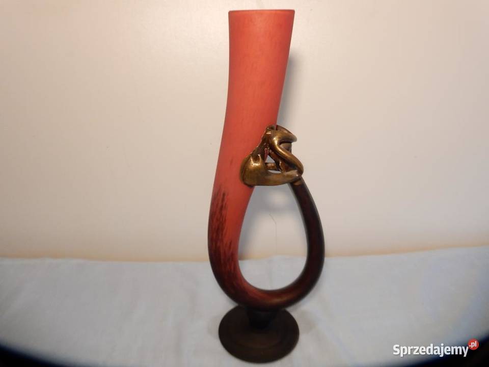 Kolekcjonerski Wazon Franz Collection Czerwona Piła