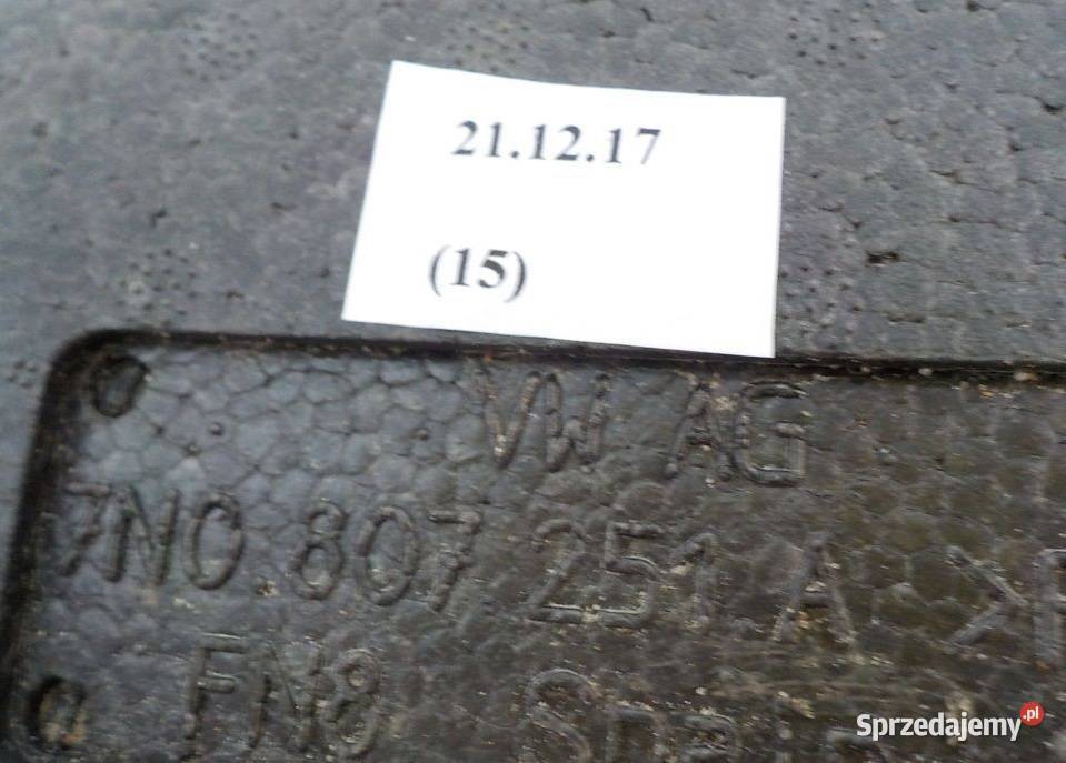 STYROPIAN ABSORBER BELKA TYŁ VW SHARAN osobowe Nowy Tomyśl