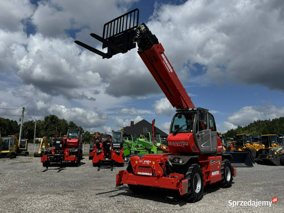 pozostałe Manitou MRT 2150 ROTO Ładowarka Koparko ładowarki Widełki
