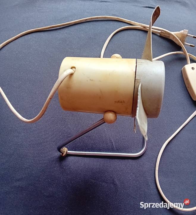 Wentylator na biurko 220 V 15 W PRL Sprawny Koźminek