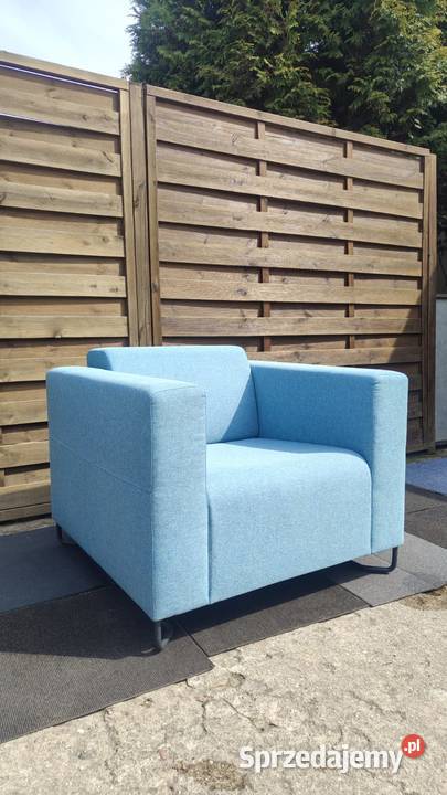 Wygodny fotel NOTI niebieski Fotele mazowieckie Warszawa sprzedam