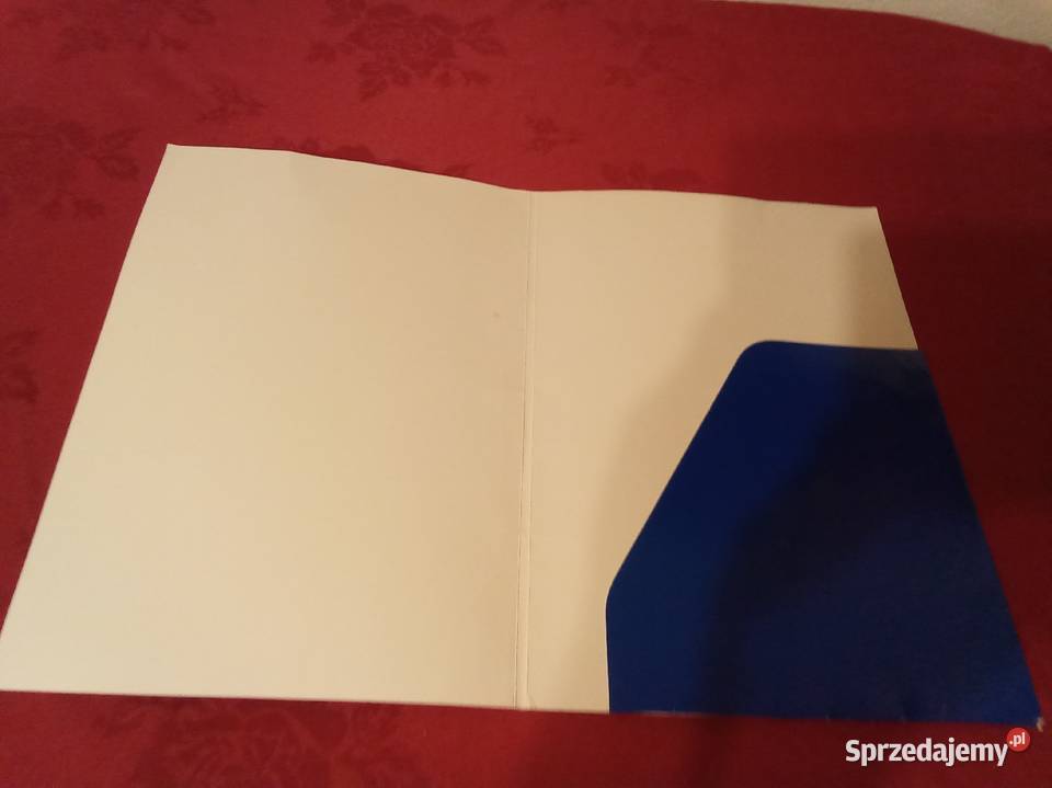 Stara teczka niebieska finlife Pozostałe Warszawa sprzedam