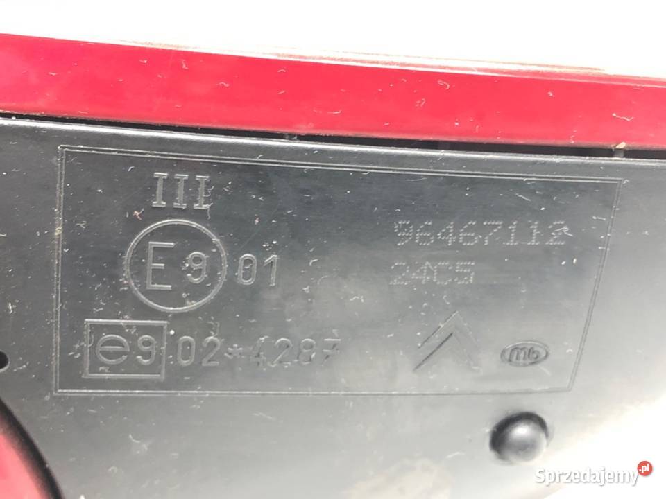 LUSTERKO PRAWY CITROEN C4 SportowyCoupe 0413 osobowe