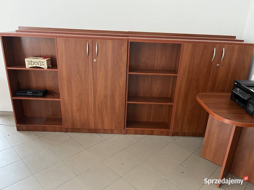 Zestaw mebli biurowych komody szafy biurko stół lubelskie Opole Lubelskie