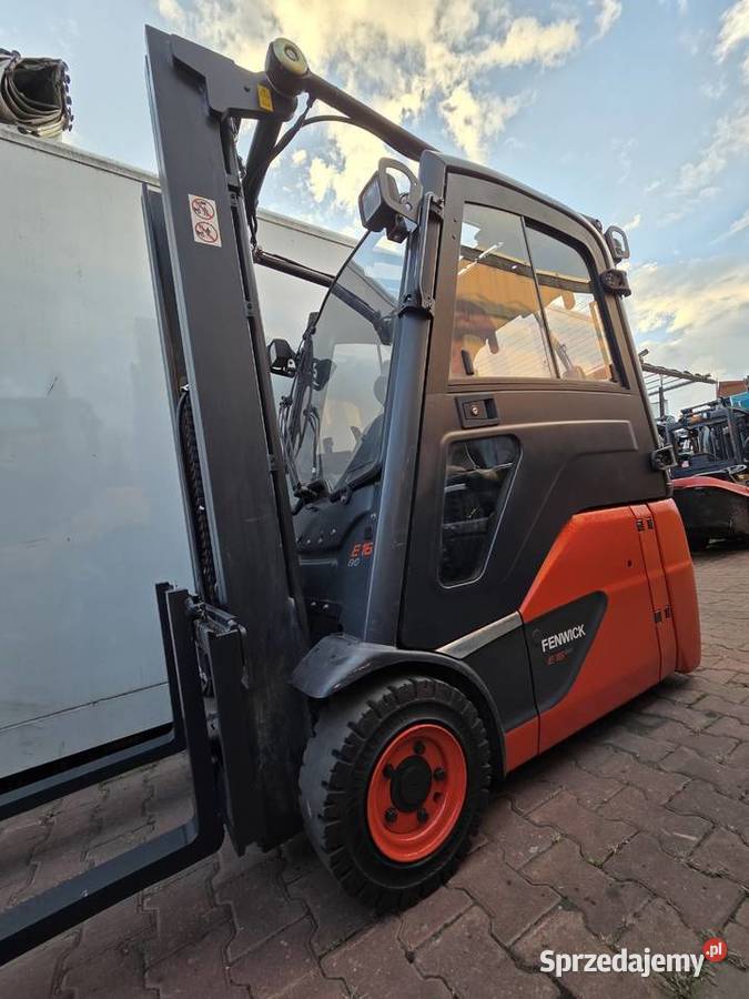 Wózek widłowy elektr Linde E16 Triplex pełna Radom
