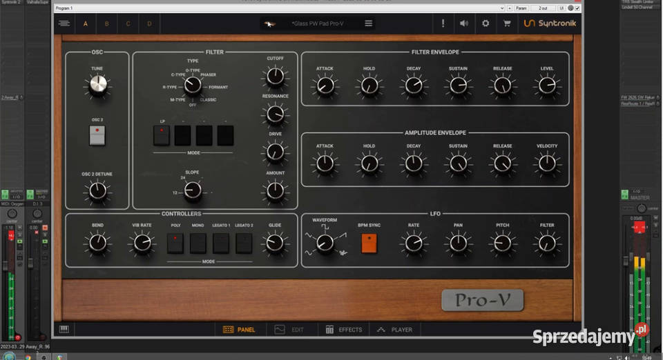 Ik multimedia Syntronik ProV prophet 5 vst sprzedam