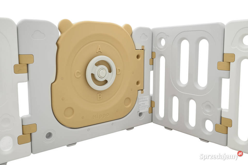 Płotek kojec modułowy Hipcio beżowy 10 paneli Warszawa