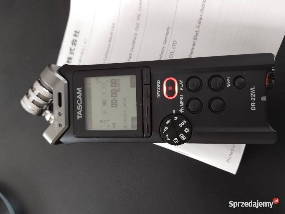 Recorder PCM Tascam DR22WL Bydgoszcz