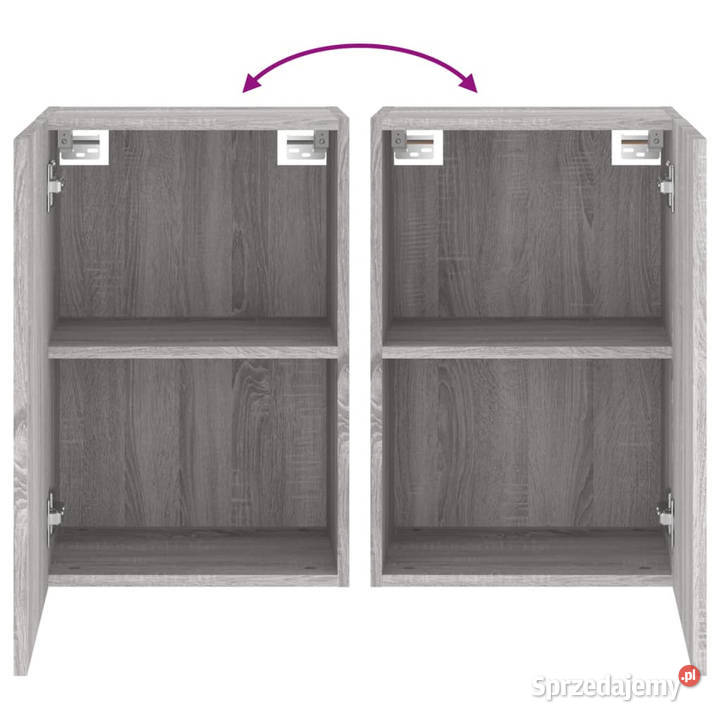 Ścienna szafka TV szary dąb sonoma 405x30x60 Warszawa