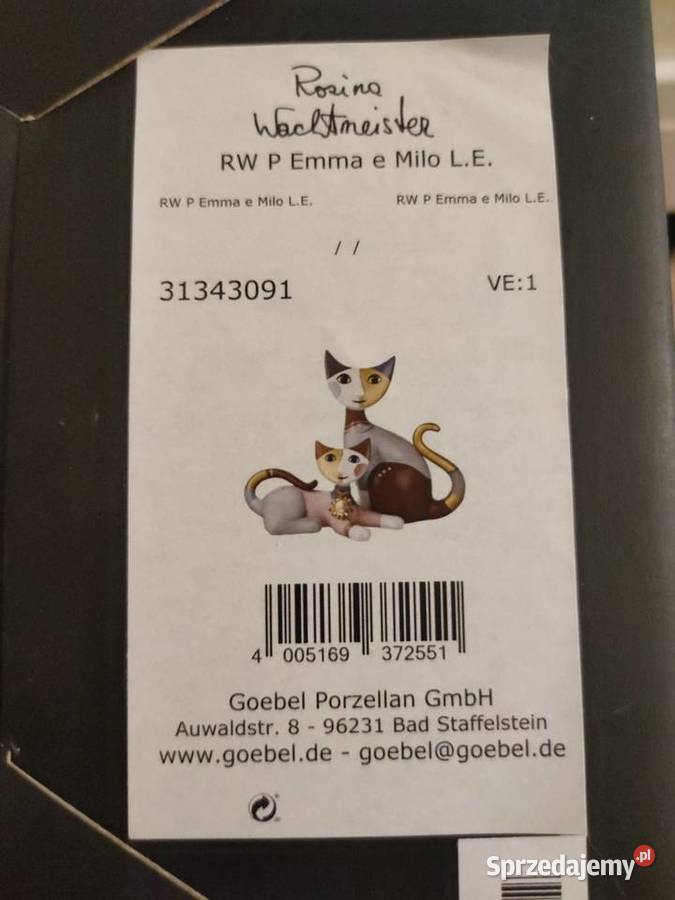 Okazja Nowa figurka Goebel Rosina Wachtmeister Katowice sprzedam