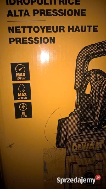 Myjka wysokociśnieniowa DeWalt 2100W indukcja Mińsk Mazowiecki sprzedam