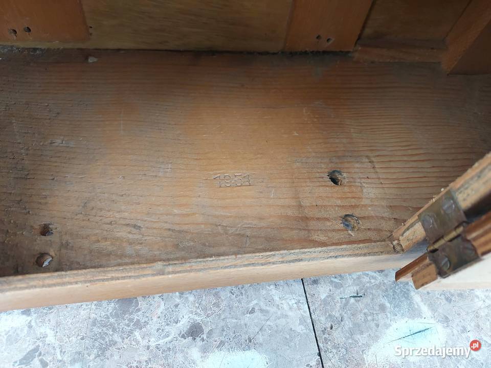 S195 obudowa starego zegara bufetowego