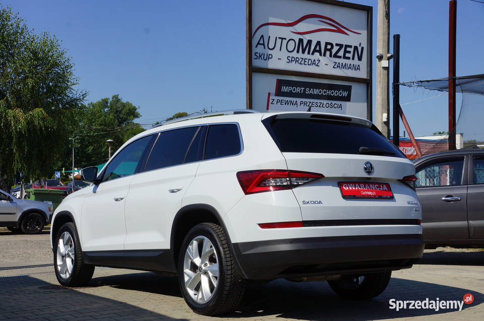Skoda Kodiaq 20 TDI CR 190 4x4 7osób Salon FV23 wielofunkcyjna kierownica