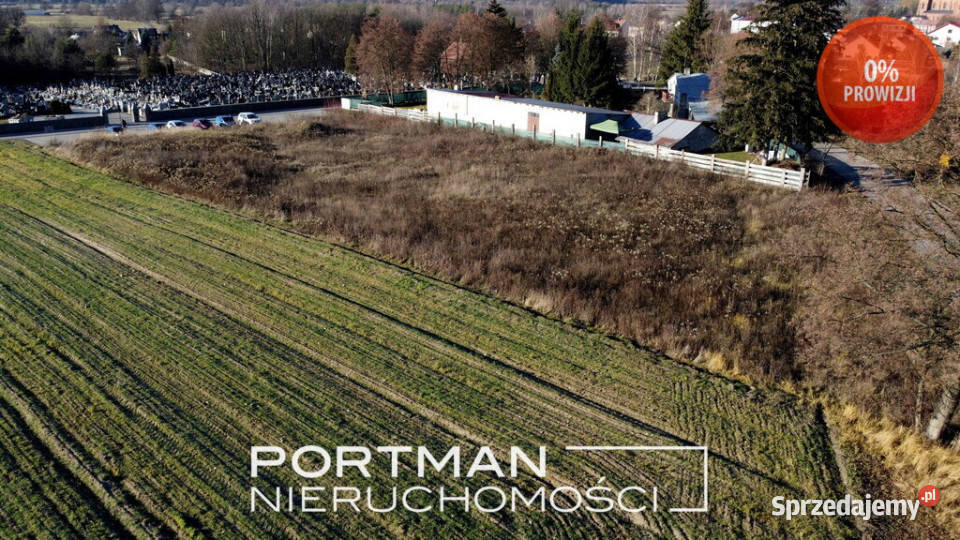 Działka pod zabudowę produkcyjno magazynową Osieck