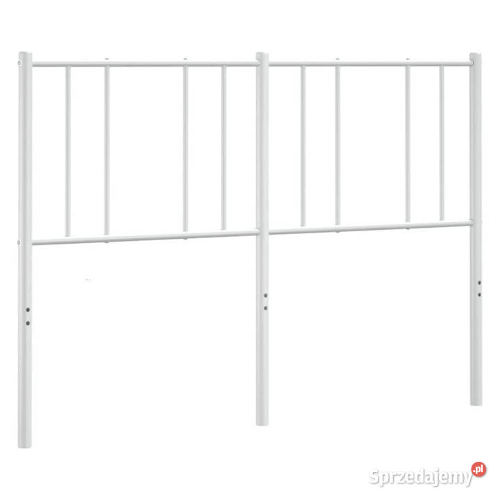 Metalowe wezgłowie białe 160 WM352564 Warszawa
