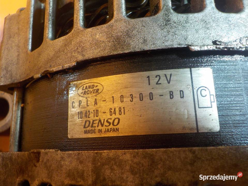 RANGE ROVER SPORT 30 TD V6 12r 306DT alternator Suków