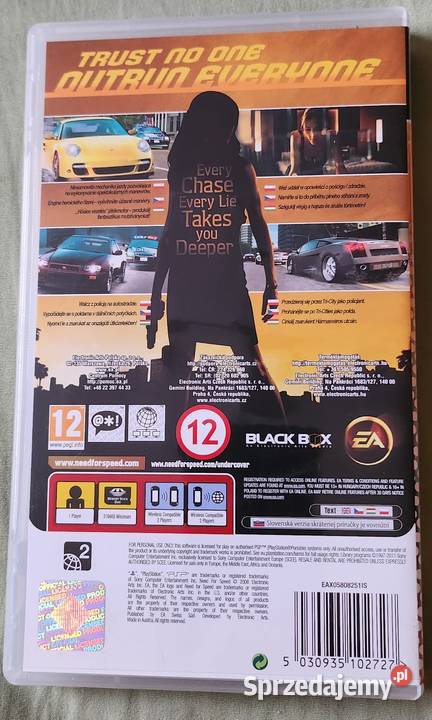 Need for speed undercover PSP akcja Gry na konsole mazowieckie