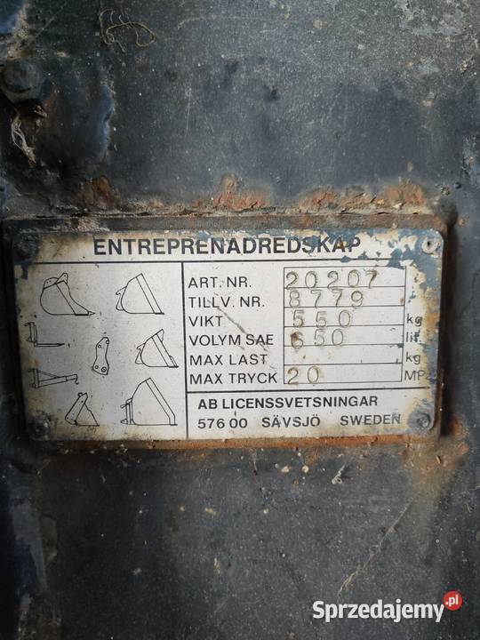 Łyżka dzielona krokodyl do tura Ełk