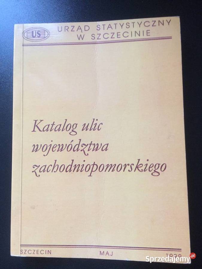 2711 Katalog Ulic Województwa Antykwariat Szczecin sprzedam