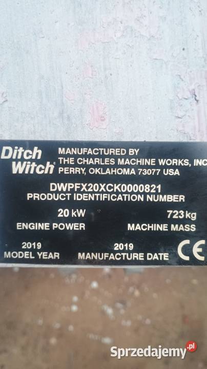Ditch Witch FX20 Koparka próżniowa Wuko