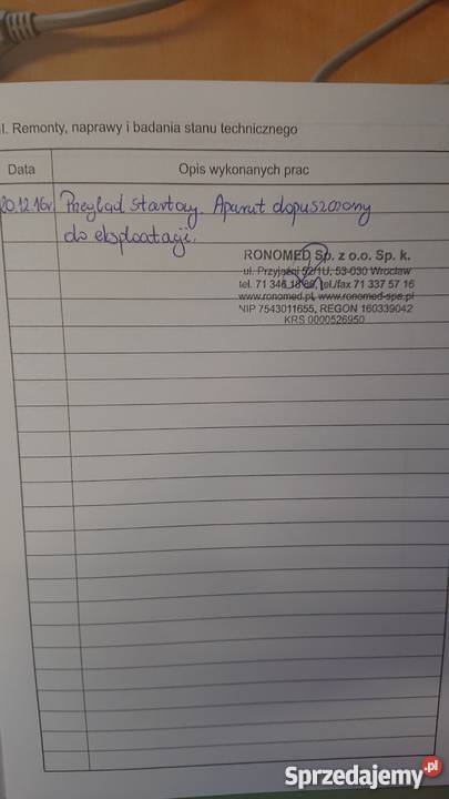 Aparat do fizykoterapii Szczecin sprzedam