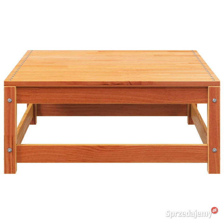 Sofa ogrodowa bez podłokietników z podnóżkiem