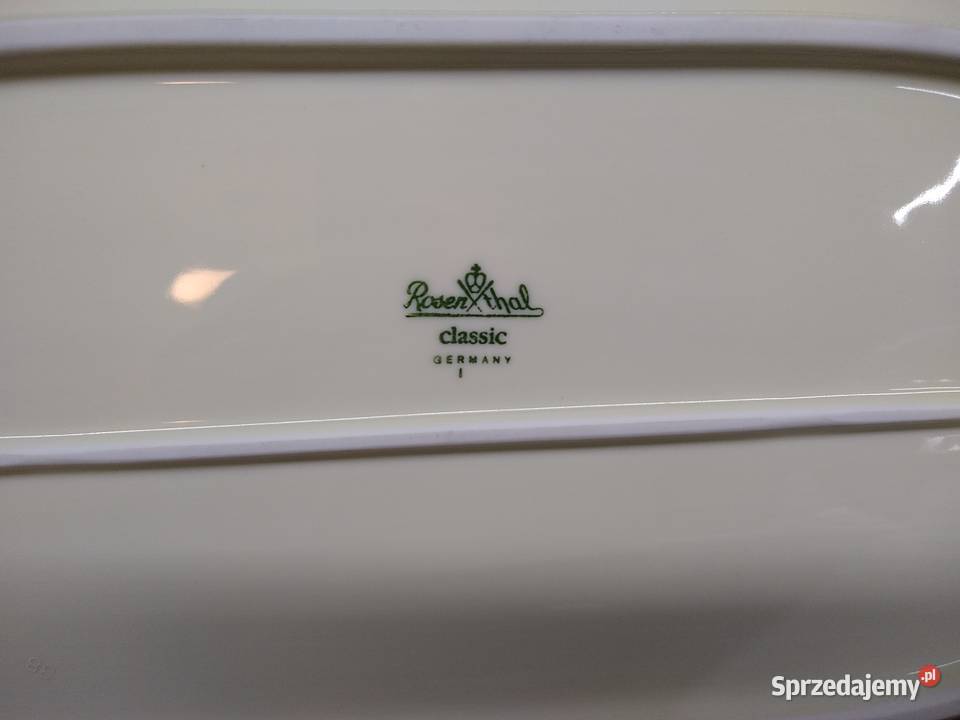 Półmisek królewski Rosenthal Moosrose ecru wielkopolskie Kalisz
