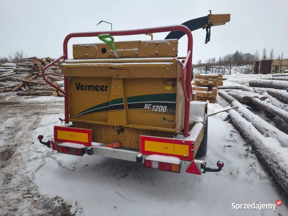 Rębak bębnowy Vermeer BC 1200XL 2013r W pełni warmińsko-mazurskie Bartoszyce sprzedam