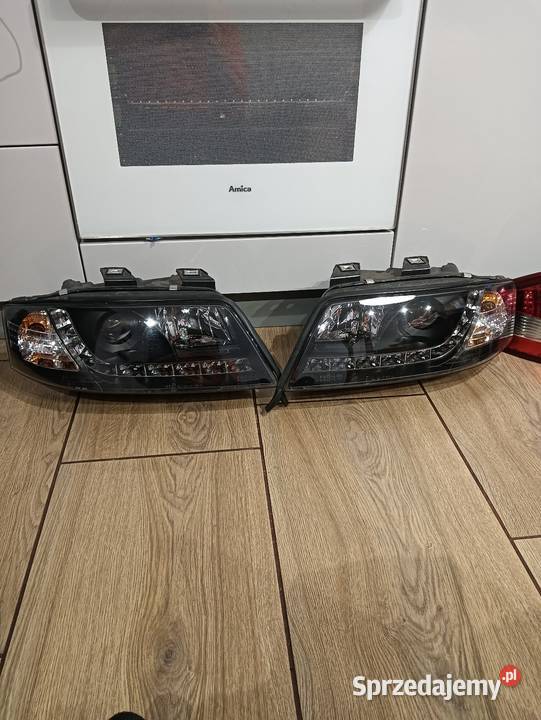Lampy a6 c5 Sonar Ring komplet kompletne nowe Lampy przednie Motoryzacja Poniec