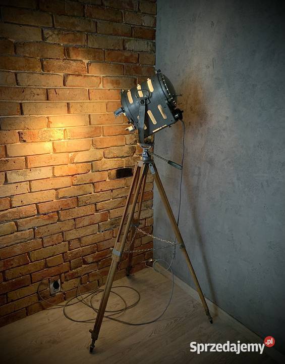 Lampa LOFT VINTAGE INDUSTRIAL teatralno filmowa Regały Poznań
