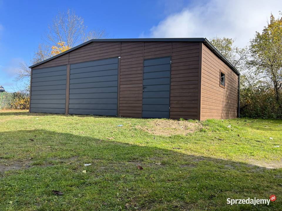 Garaż drewnopodobny 8x6 Premium Ostrów Wielkopolski