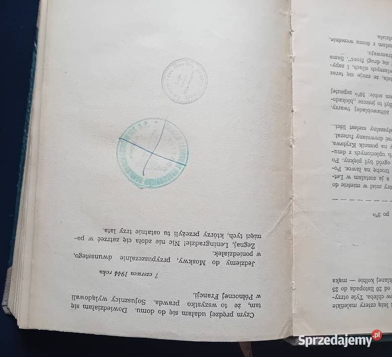 Wiera Inber Oblężone miasto Czytelnik 1950 r Koźminek sprzedam