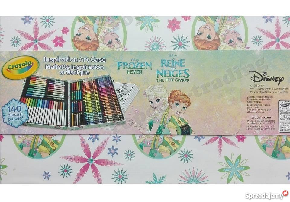 Zestaw Crayola Kredki Pisaki Kraina Lodu Elsa małopolskie Mogilany sprzedam