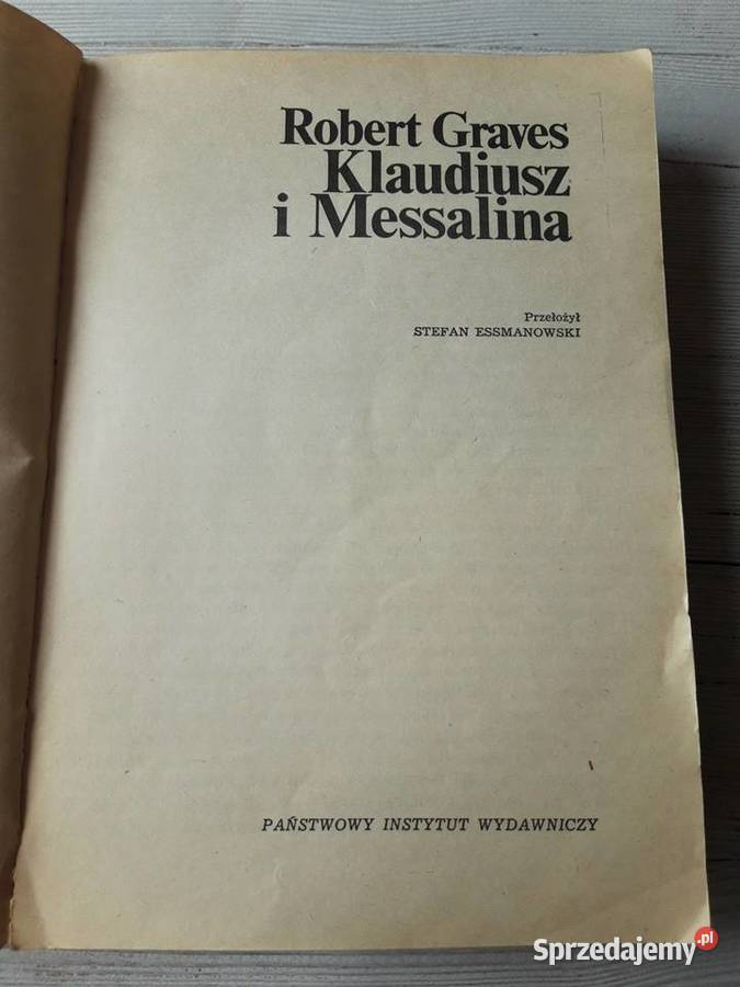 Klaudiusz i Messalina Robert Graves 1975 śląskie