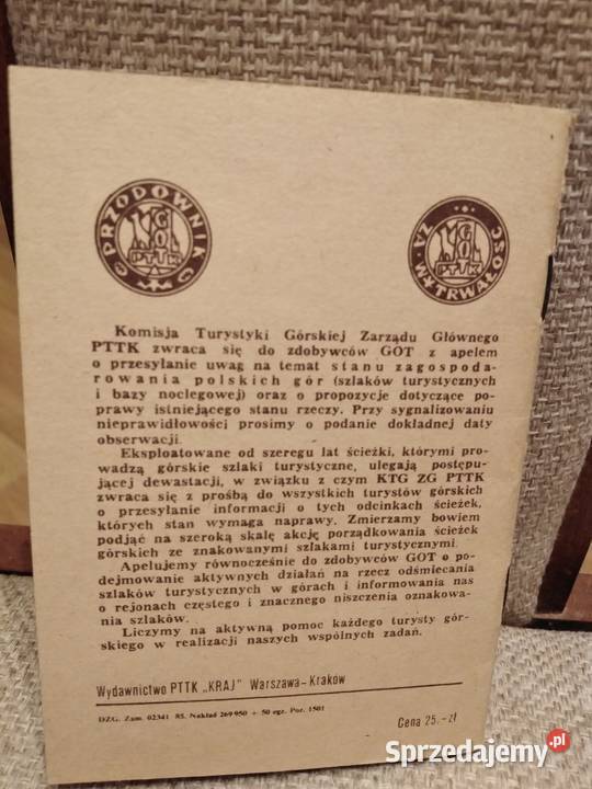 Biblioteczka Turysty Górskiego PRL Wałbrzych