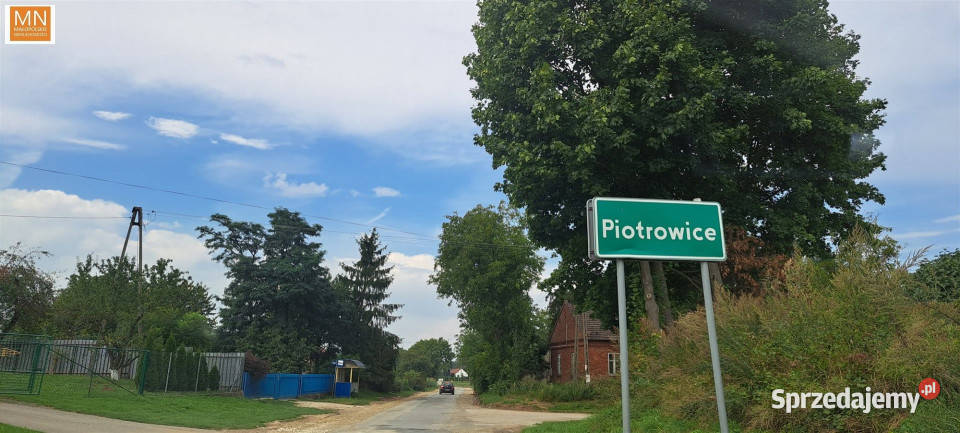 sprzedaży gruntu Piotrowice 1690m2 szambo