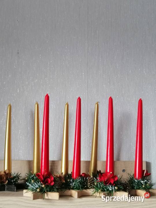 Adwentnik stroik świąteczny Dekoracja stołu