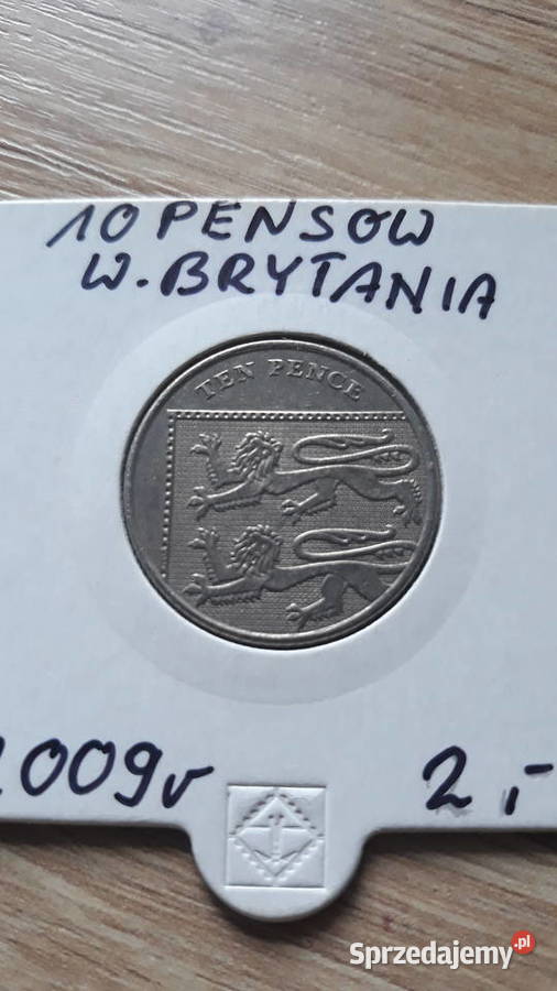 10 Pensów W Brytania 2008 r2009 r wielkopolskie