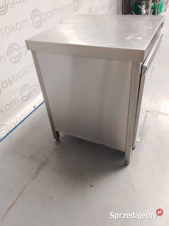 Stół z koszem na śmieci stal nierdzewna 70x70x85 Wrocław