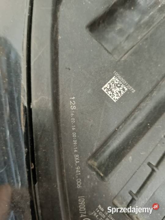 Lampa przednia prawa ksenon Audi A1 S1 8X osobowe