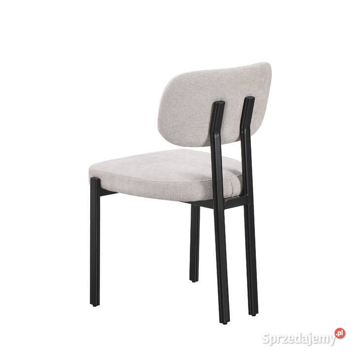 Krzesło Tapicerowane Kelis Czarne Wysyłka 24H Tarchały Małe