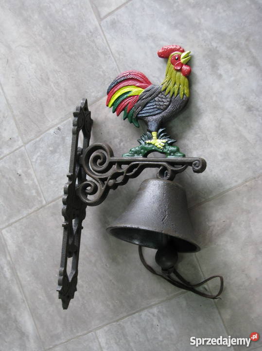 Śliczny dzwonek dzwon kogut kogucik Antyki, Sztuka, Kolekcje