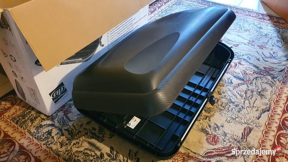 Box bagażnik dachowy 320 litrów carbon 130x 78x Okrzeszyn