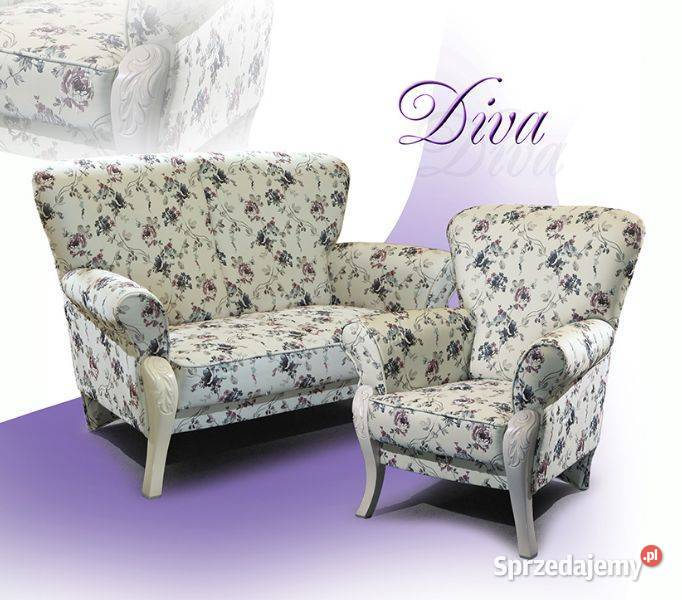 *Uroczy wypoczynek DIVA sofa 2os.+2 fotele w promocji