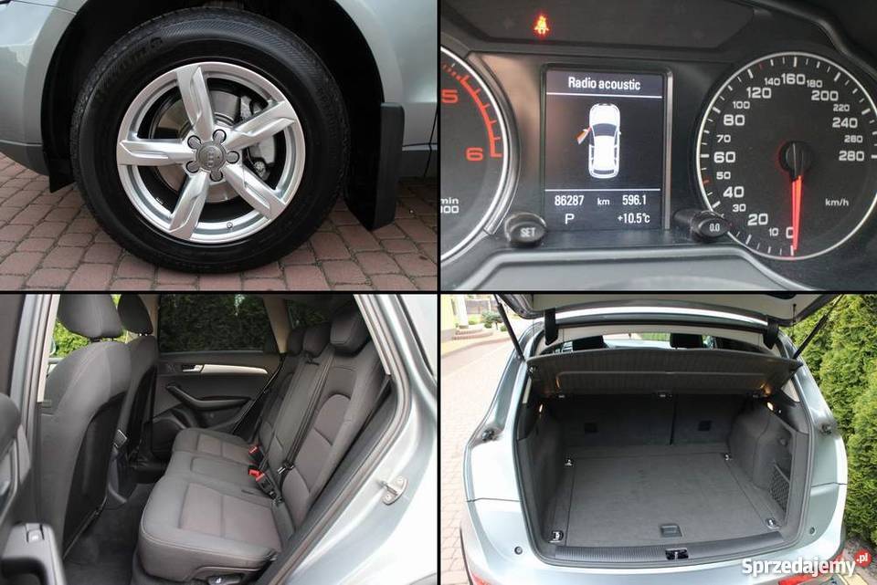 Audi Q5 Quattro 20TDI 170 Automat Serwis ASO elektryczne szyby małopolskie Dąbrowa Tarnowska