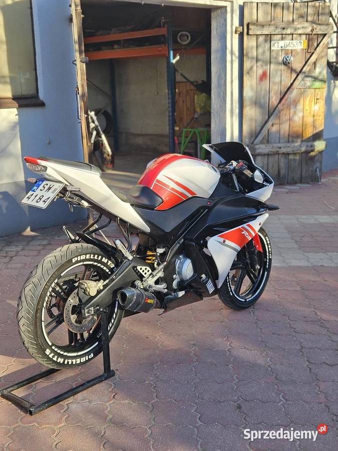Yamaha yzf r125 ZADBANA NISKI PRZEBIEG 125cm3 Łęczyca